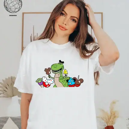 Disney Rex Toy Story Snacks Shirt, Toy Story Shirt, Rex Snacks Shirt, Disney Snacks Shirt, Disney Family Shirt, Best Day Ever Shirt - Image 3
