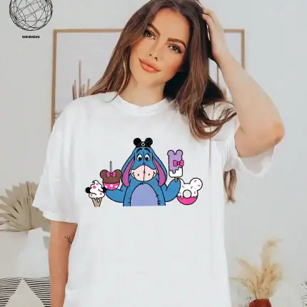 Eeyore Winnie The Pooh Snacks Shirt, Winnie The Pooh Shirt, Eeyore Shirt, Disney Shirt, Disneyland Trip Shirt, Disney Snack Shirt - Image 3