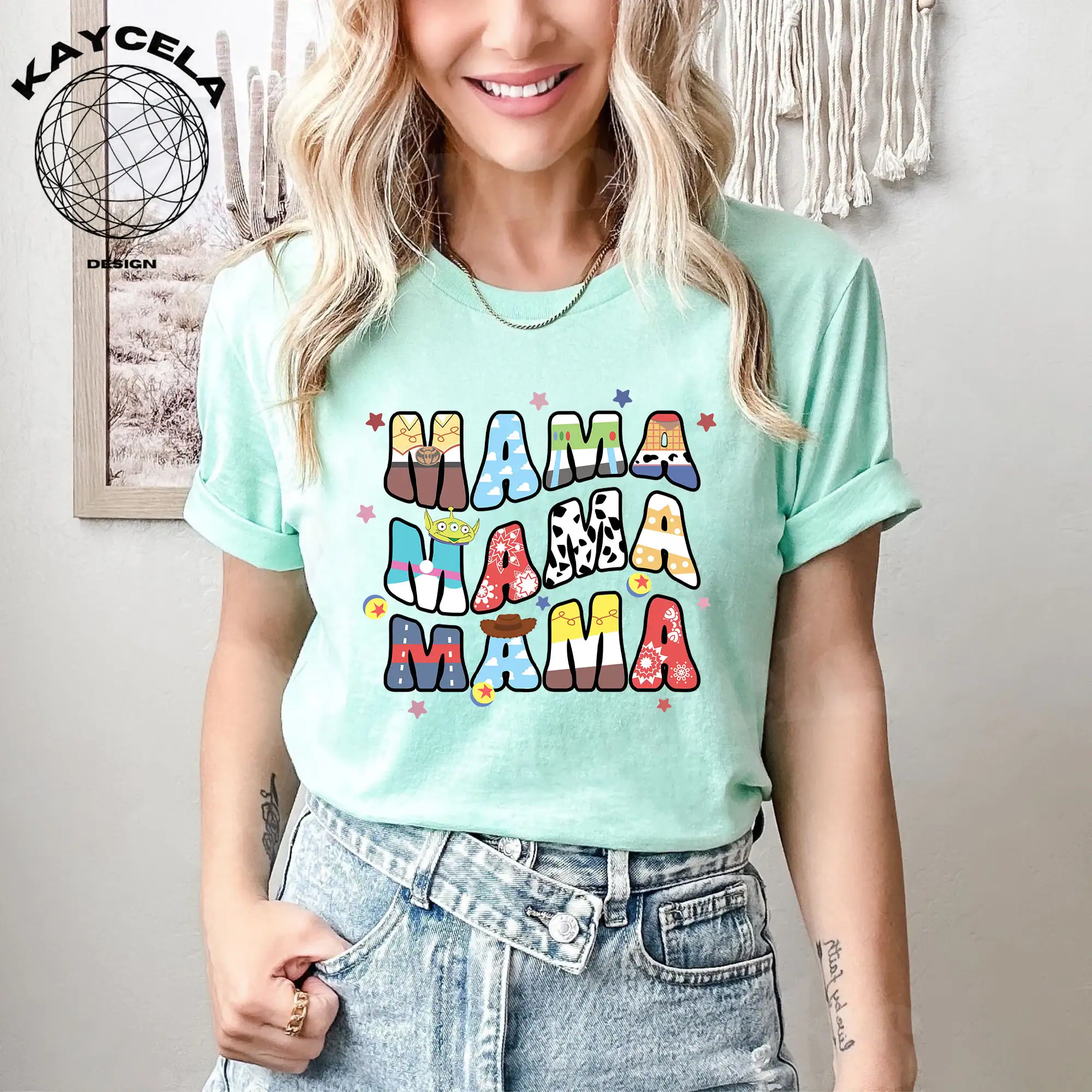 Toy Story Mama Shirt, Toy Story Mom T-shirt, Toy Story Land, Mothers Day Tee, Disneyland Pixar Mama Shirt, Gift for Mama - Image 3