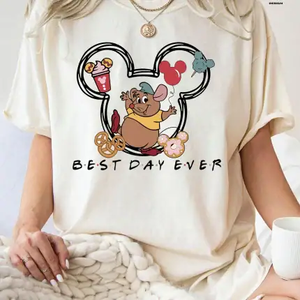 Best Day Ever Gus Gus Shirt, Disney Cinderella Shirt, Disney Snacks, Disneyland Trip Shirt, Disney Family Shirt