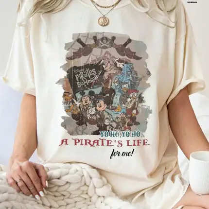 Yo Ho Yo Ho A Pirates Life For Me Shirt, Disney Pirate Shirt, Disney Vacation T-shirt, Disney Pirates of Caribbean T-Shirt