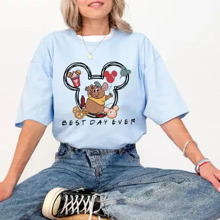 Best Day Ever Gus Gus Shirt, Disney Cinderella Shirt, Disney Snacks, Disneyland Trip Shirt, Disney Family Shirt - Image 2
