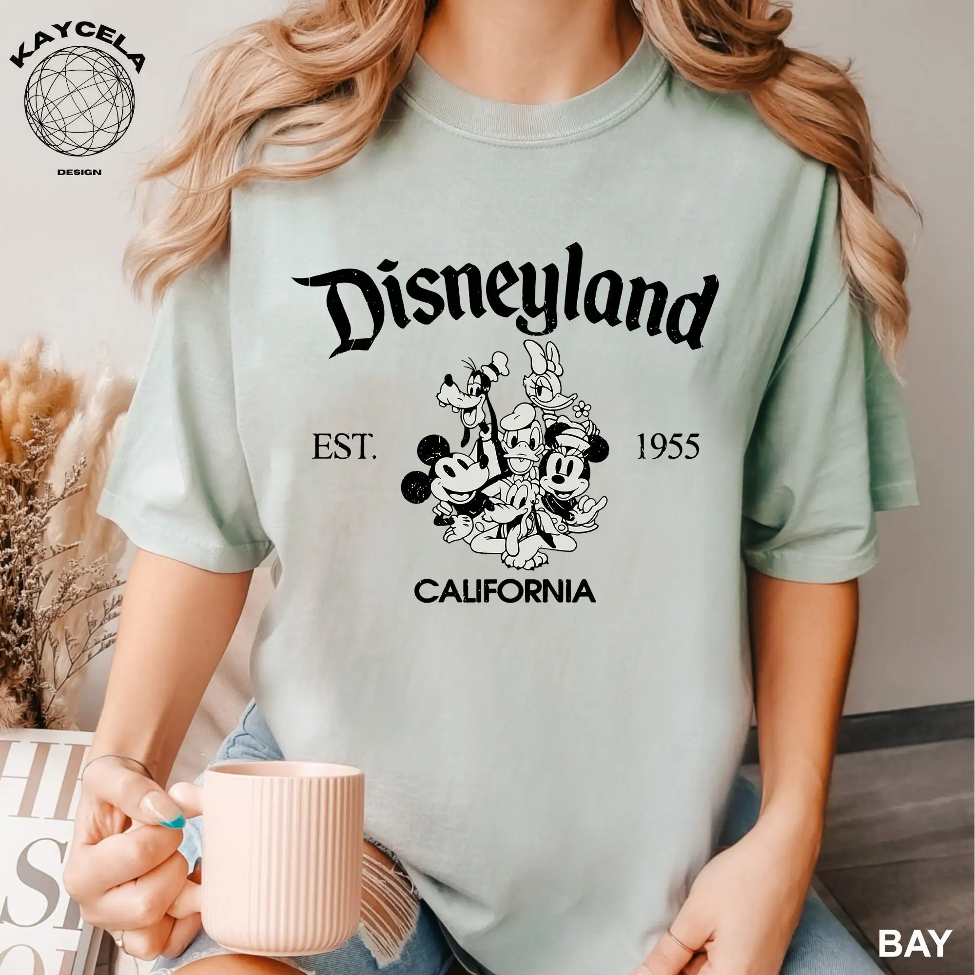 Retro Mickey And Friends Disneyland Est 1955 Comfort Colors Shirt, Disneyland Shirt, Disney Family Shirts, Magic Kingdom, Disneyworld Shirts