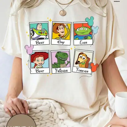 Disney Toy Story Characters Shirts, Toy Story Group Shirts, Cool Toy Story Shirts, Woody Shirt, Disney Gift Shirt, Toy Story Gift Shirt - Image 2