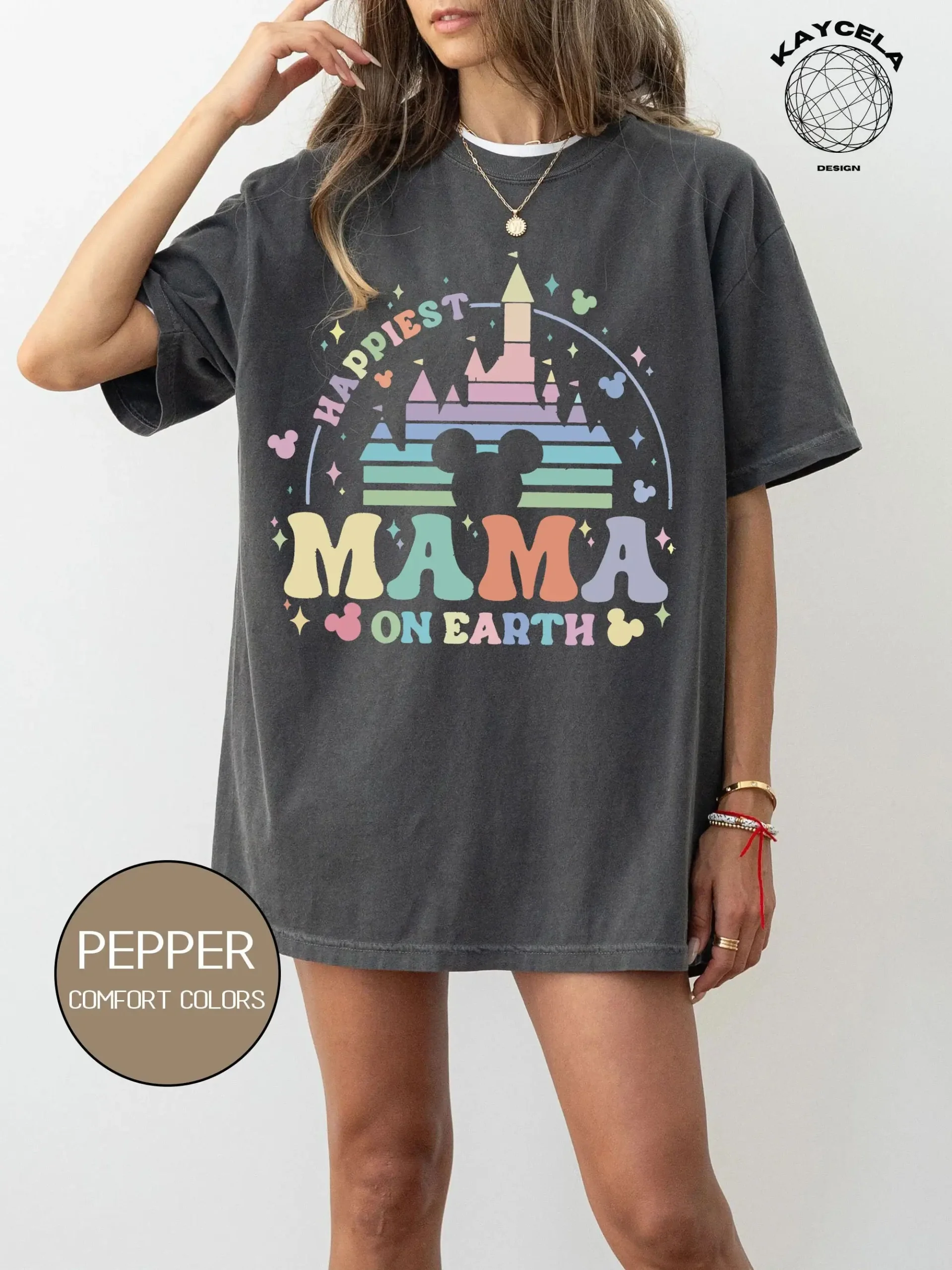 Happiest Mama On Earth Shirt, Matching Mouse Ears Shirt, Best Day Ever Shirt, Matching Family Trip Shirts