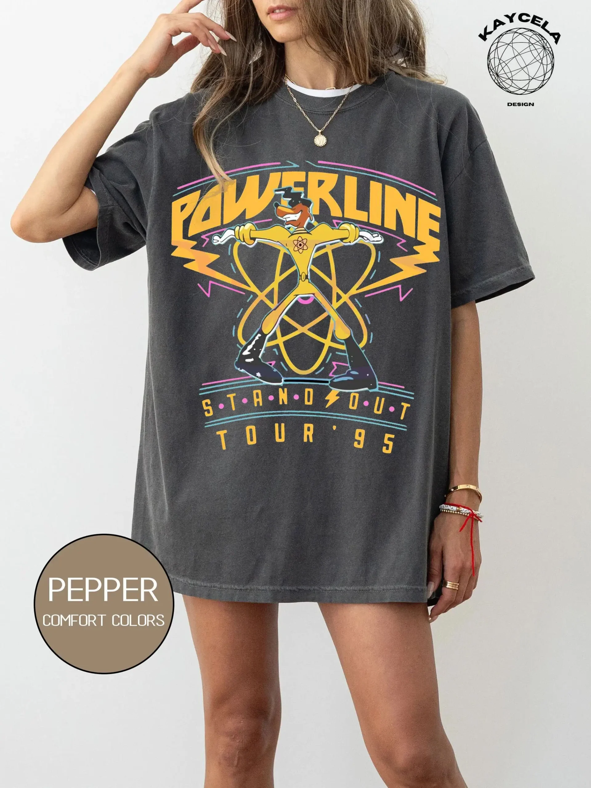 Retro Disney Goofy Powerline Stand Out Tour 95 Shirt, Max Goofy Roxanne Powerline Shirt, Disney World Tour Shirt, Goofy Movie Shirt