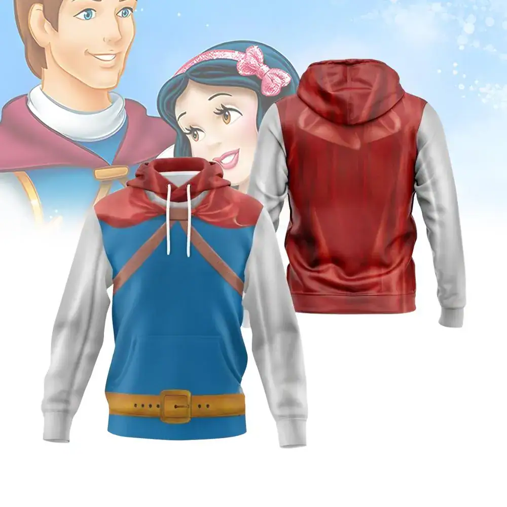 Halloween Snow White Prince Costume Hoodie, Prince Florian Cosplay Hoodie, Snow White Character Shirt, Halloween Costume For Group T Shirt