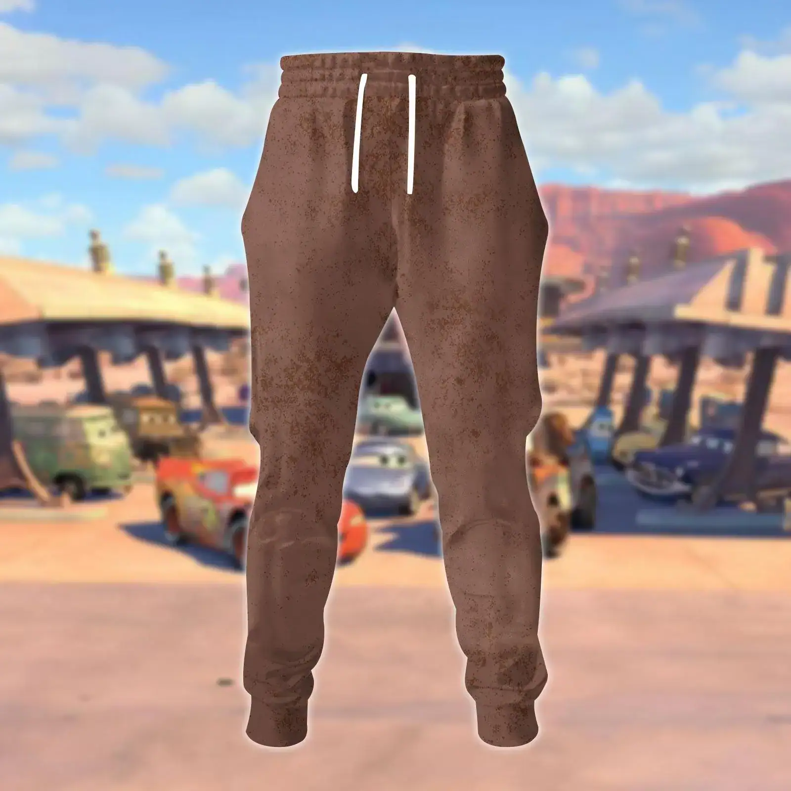 Tow Mater Costume Hoodie Jogger , Disneyland Cars Cosplay Jogger Pants, Pixar Cartoon Hoodie For Men, Christmas Gift - Image 3