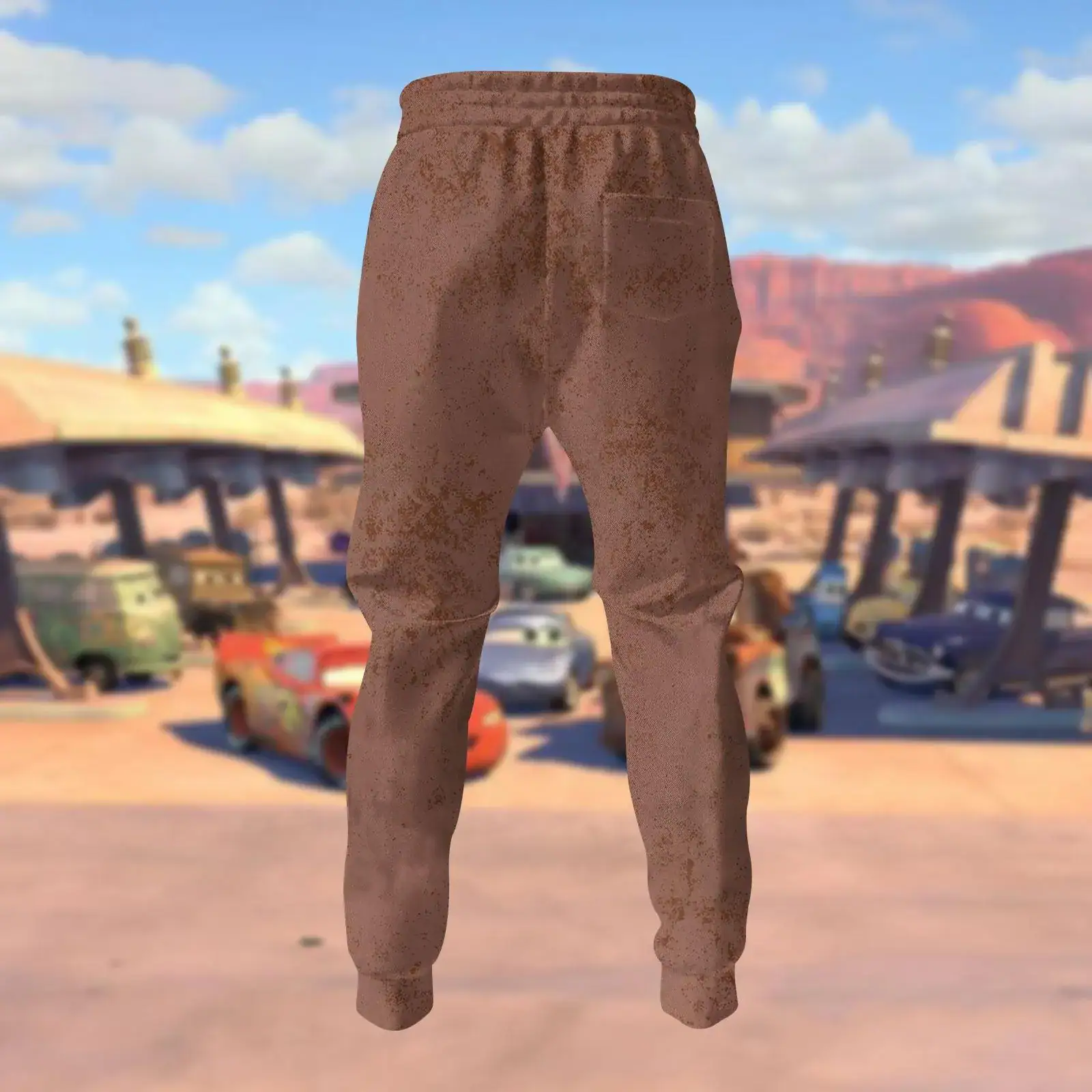 Tow Mater Costume Hoodie Jogger , Disneyland Cars Cosplay Jogger Pants, Pixar Cartoon Hoodie For Men, Christmas Gift - Image 4