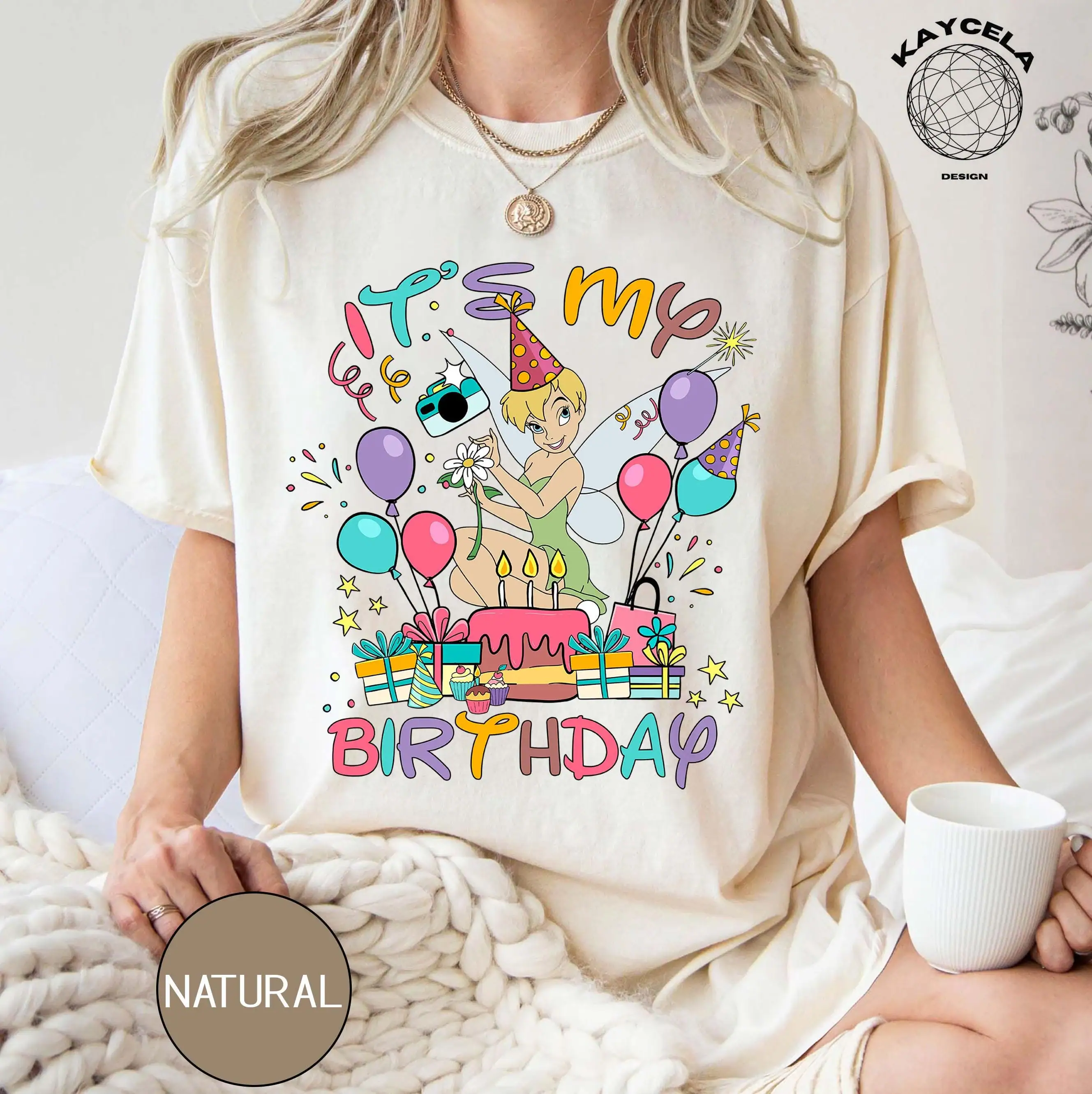 Disney Tinker Bell It's My Birthday Party Shirt, Magic Kingdom Holiday Trip Unisex T-shirt Family Gift Adult Kid Toddler Tee