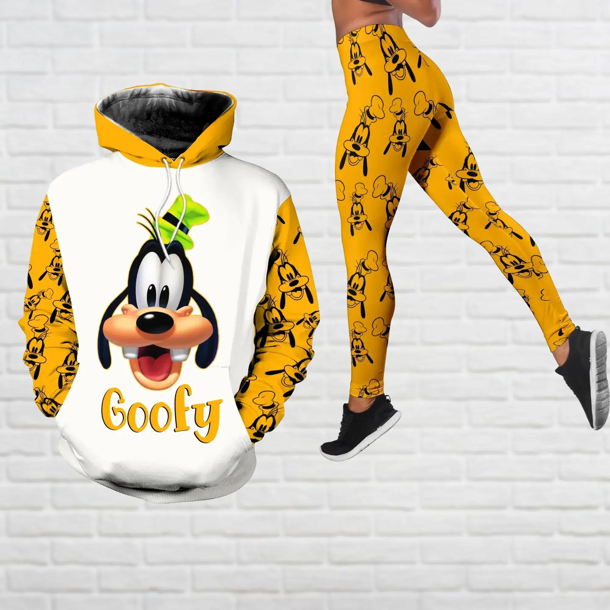 Cute Goofy Hoodies, Disney Characters 3D Hoodies, Cartoon Movie Leggings, Mickey And Friends Women Hoodie, Magic Kingdom Shirt