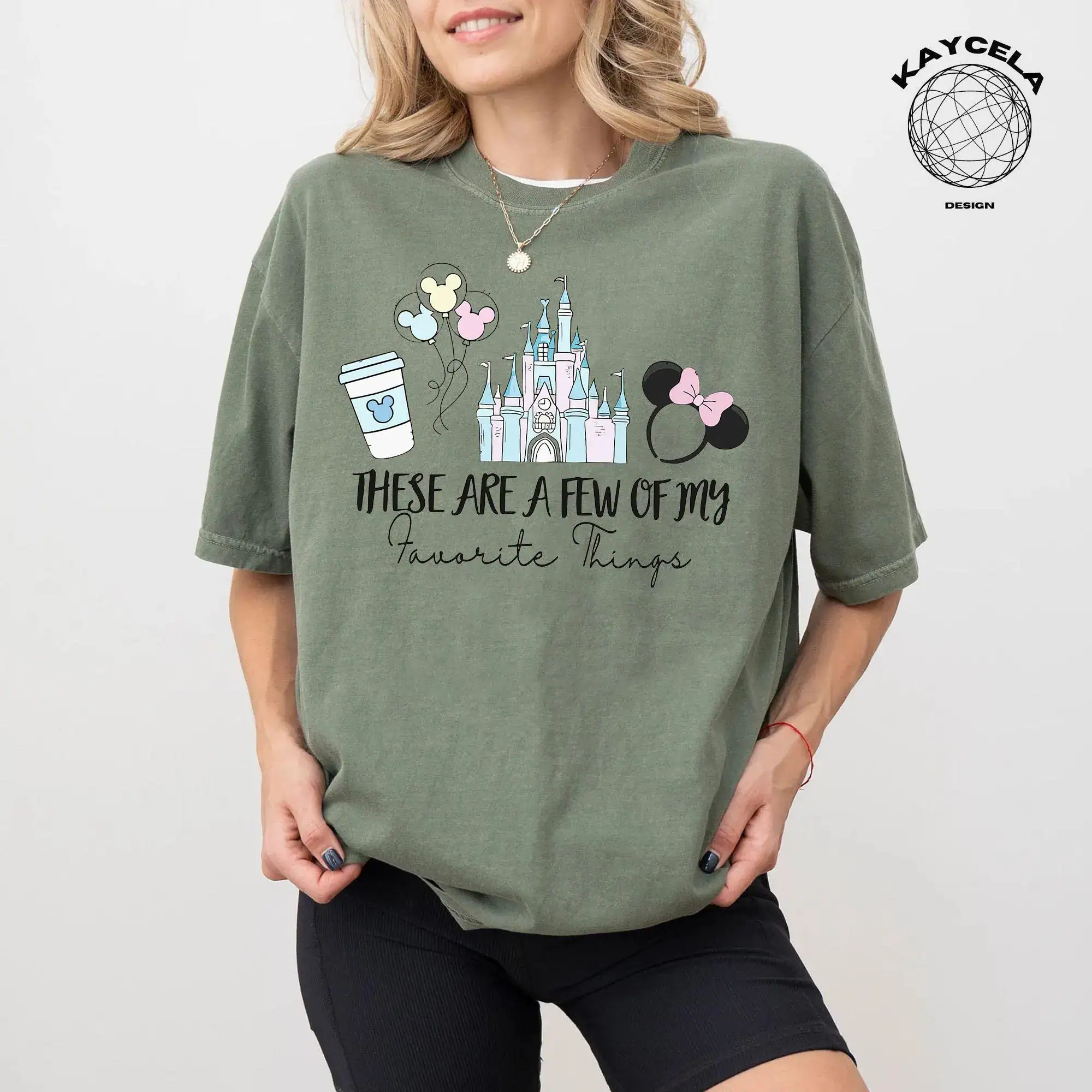 These Are A Few Of My Favorite Things Shirt, Disney Castle Shirt, Magic Kingdom Shirt, Adults and Kids Disney Shirt, Disneyland Trip - Image 4