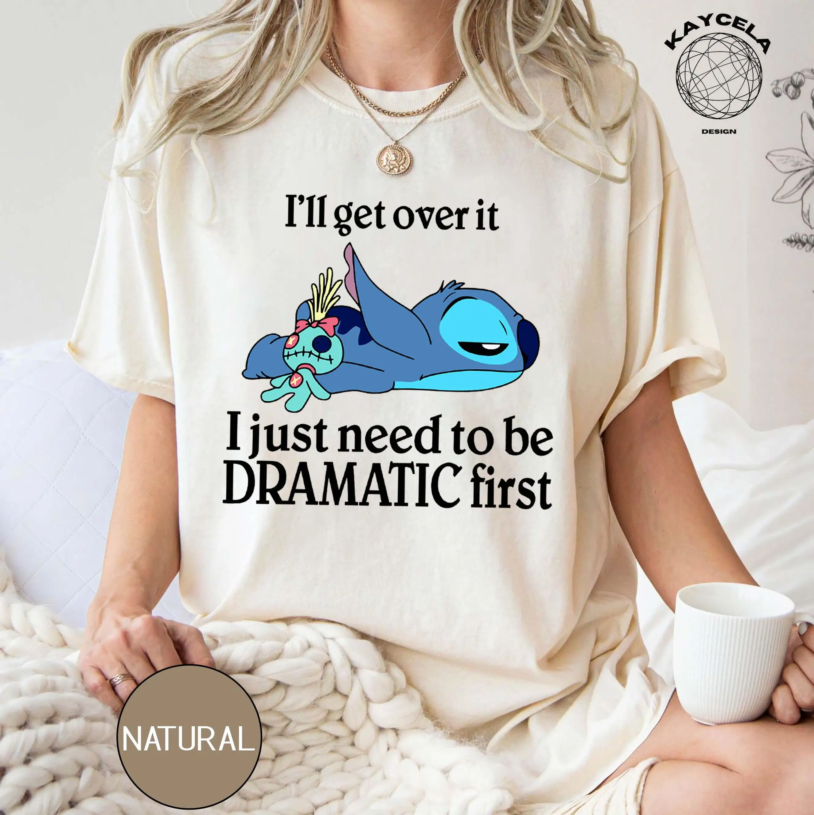 I'll Get Over It Shirt, I Just Need To Be Dramatic First T-Shirt, Disney Stitch Sweatshirt, Dramatic Stitch Tee, Ohana Means Family Gift