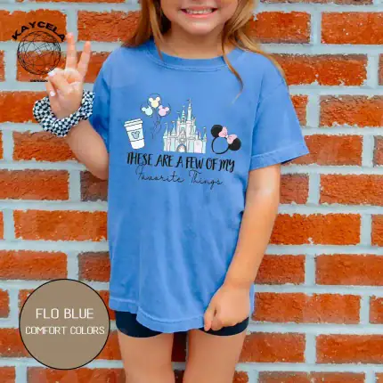 These Are A Few Of My Favorite Things Shirt, Disney Castle Shirt, Magic Kingdom Shirt, Adults and Kids Disney Shirt, Disneyland Trip - Image 3