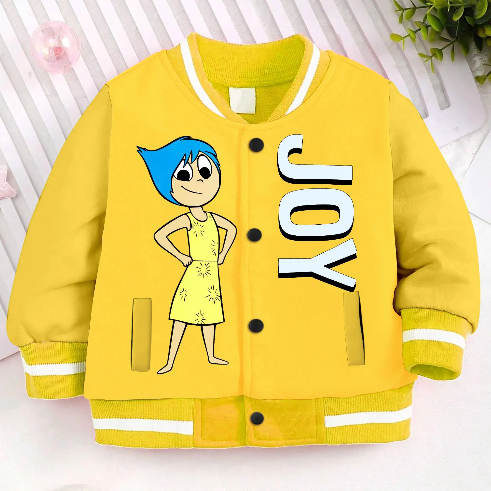 Joy Kids and Youth Baseball Jacket, Aldult Unisex Varsity Baseball Jacket