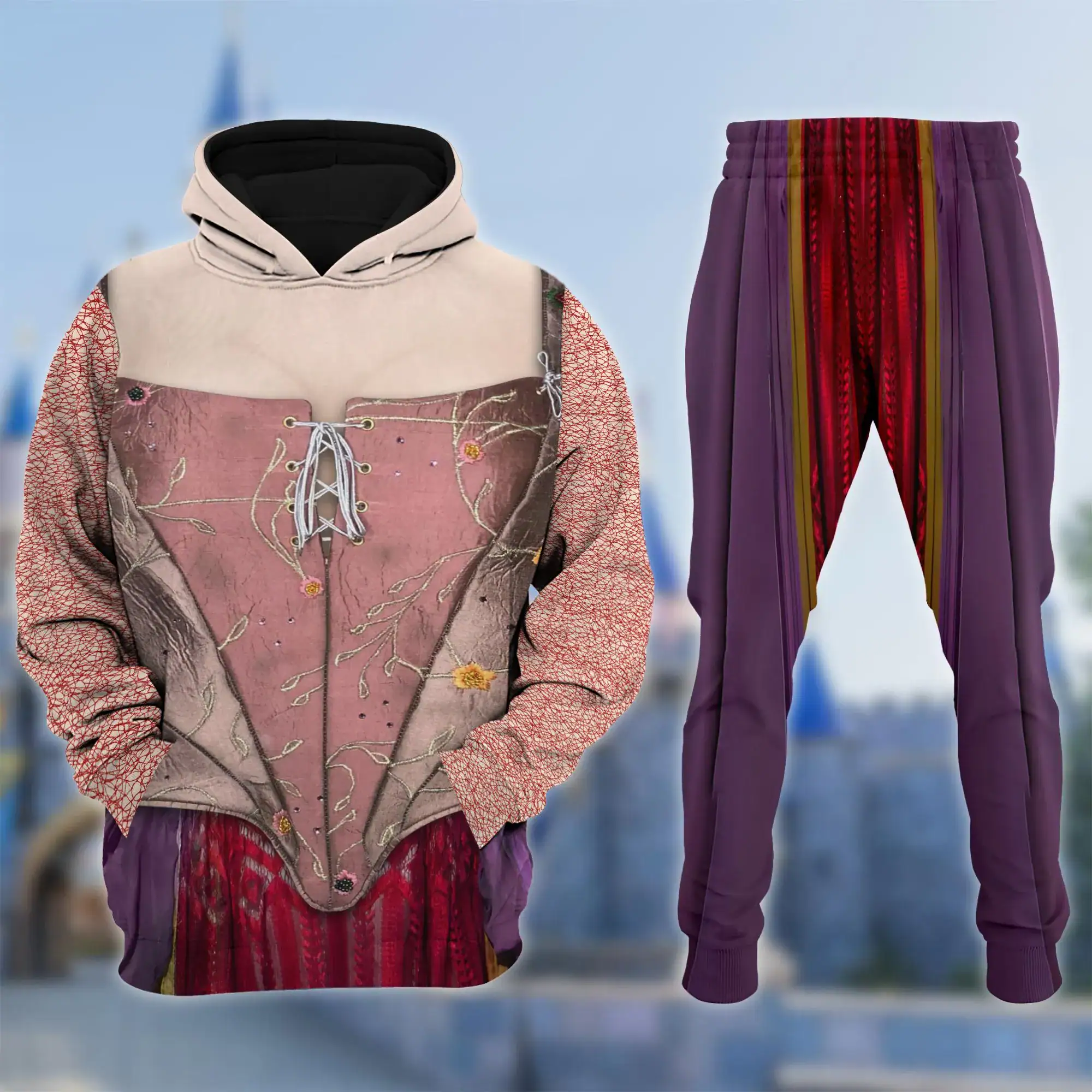 Wdw Sarah Sanderson Hocus Pocus Costume Hoodie, Hocus Pocus Cosplay Costume T-shirt, Wdw Trip Sanderson Halloween Costume Shirt