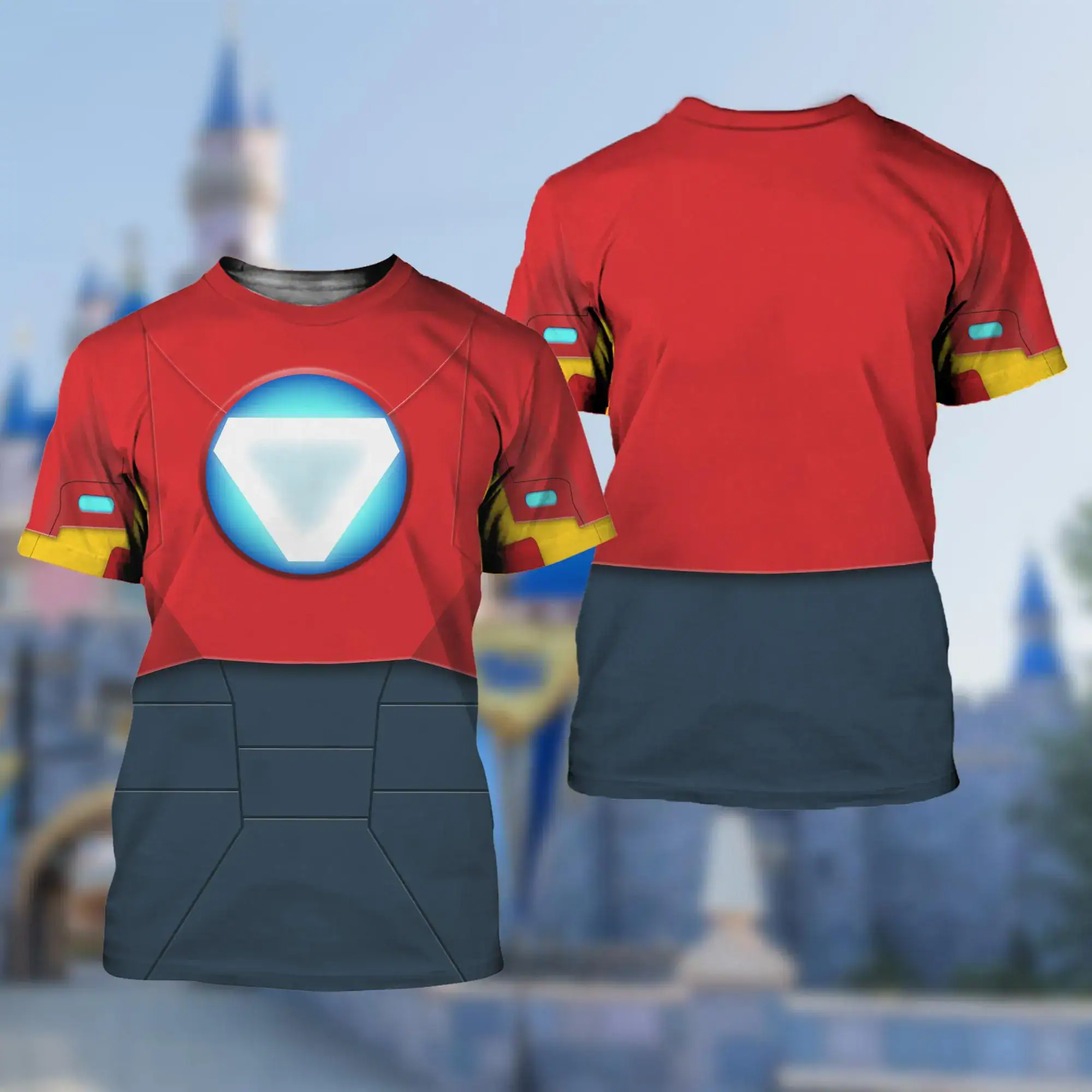 Marvel Iron Man and His Amazing Friends Costume Hoodie, Iron Man Junior Wdw Cosplay Costume, Halloween Costume Shirt, Wdwland Outfit - Image 4