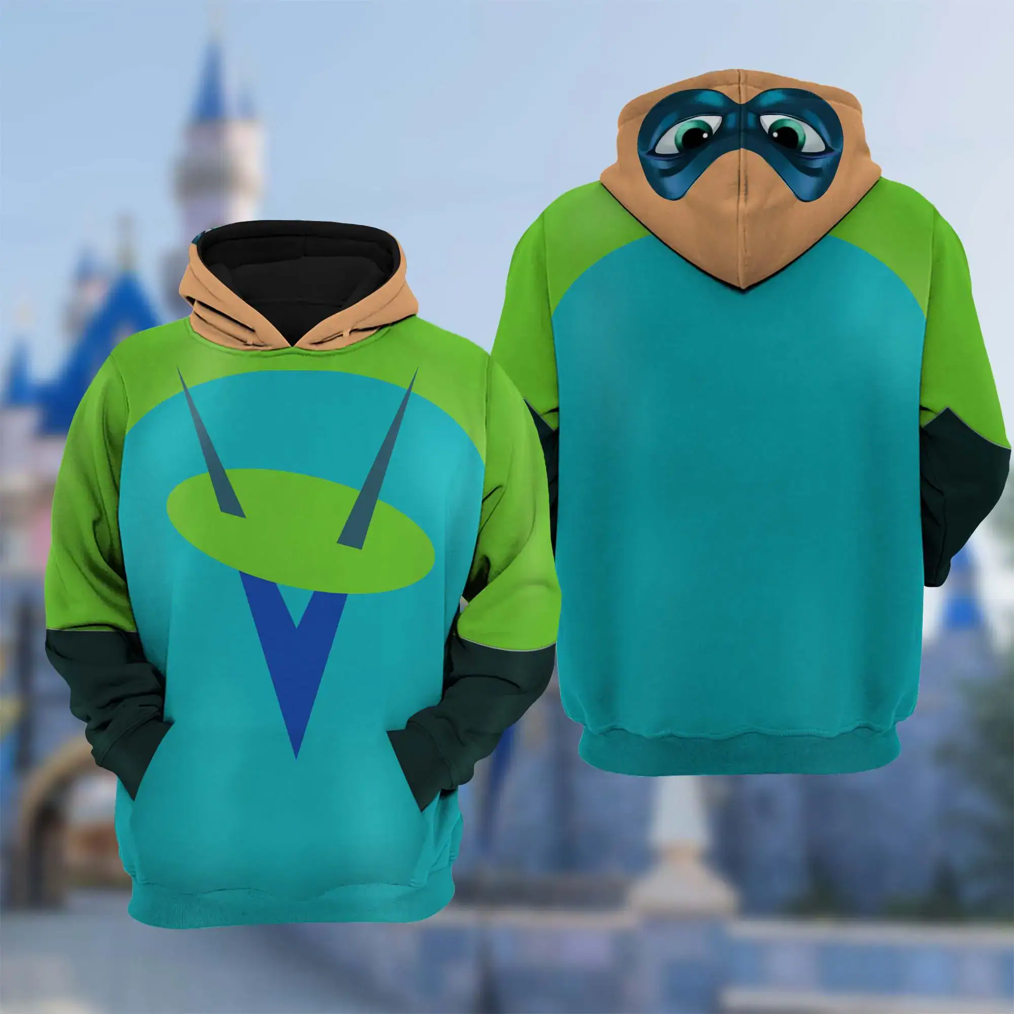 Wdw Voyd Karen Fields 3D Hoodie T-Shirt, Incredibles 2 All Over Print Shirt, Costume Sweatshirt, Voyd Hero Cosplay Costume Hoodie - Image 2