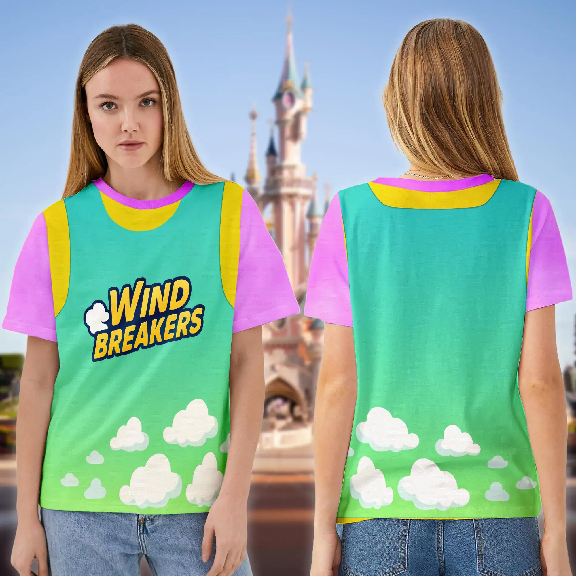 Wdw Gale Cumulus 3D Hoodie T-Shirt, Elemental All Over Print Shirt, Costume Sweatshirt, Gale Cumulus Cartoon Cosplay Costume Hoodie - Image 3