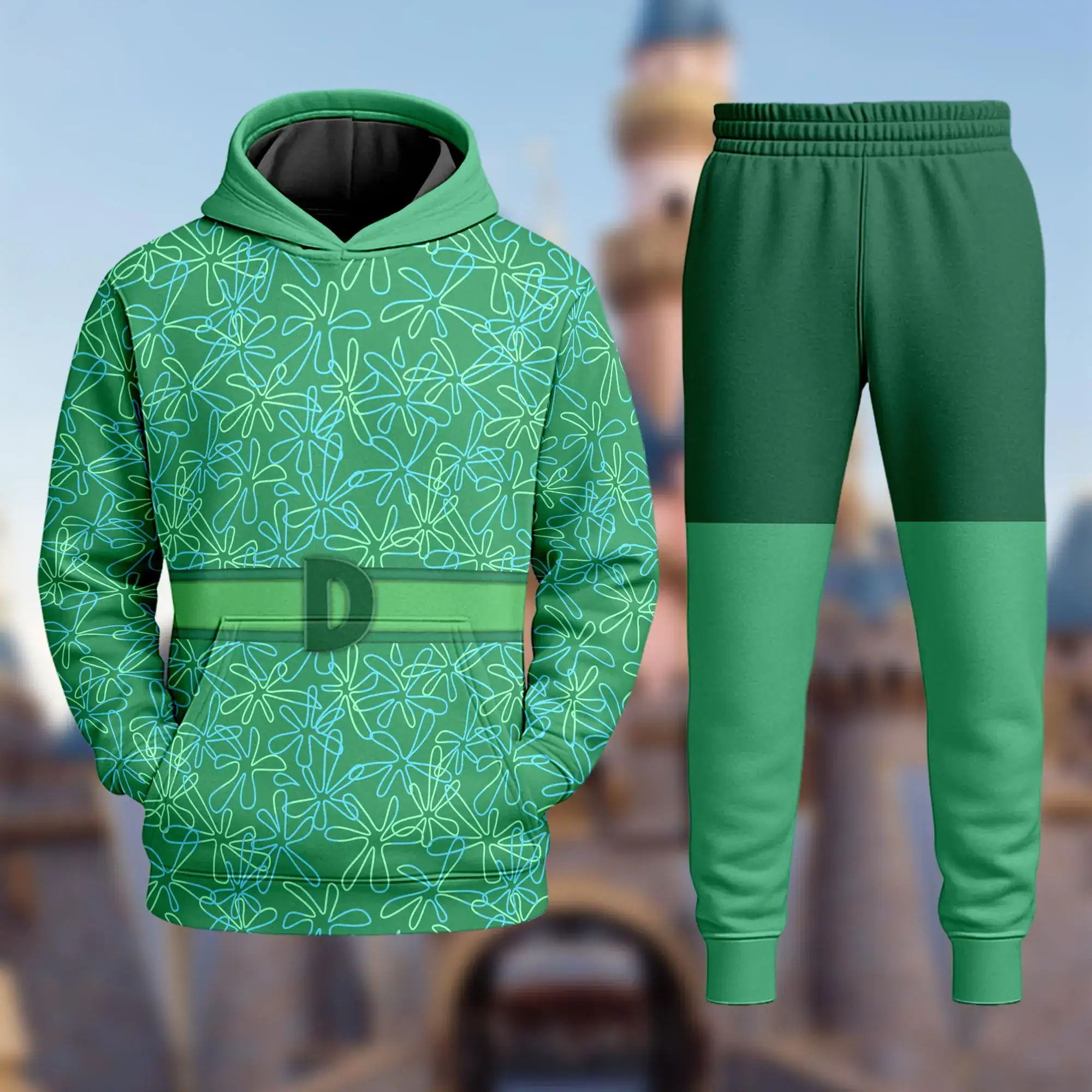 Disgust Inside Out 3D T-Shirt, Inside Out 2 All Over Print Hoodie, Disgust Costume T-Shirt, Disgust Cosplay Costume, Inside Out T-Shirt Gift