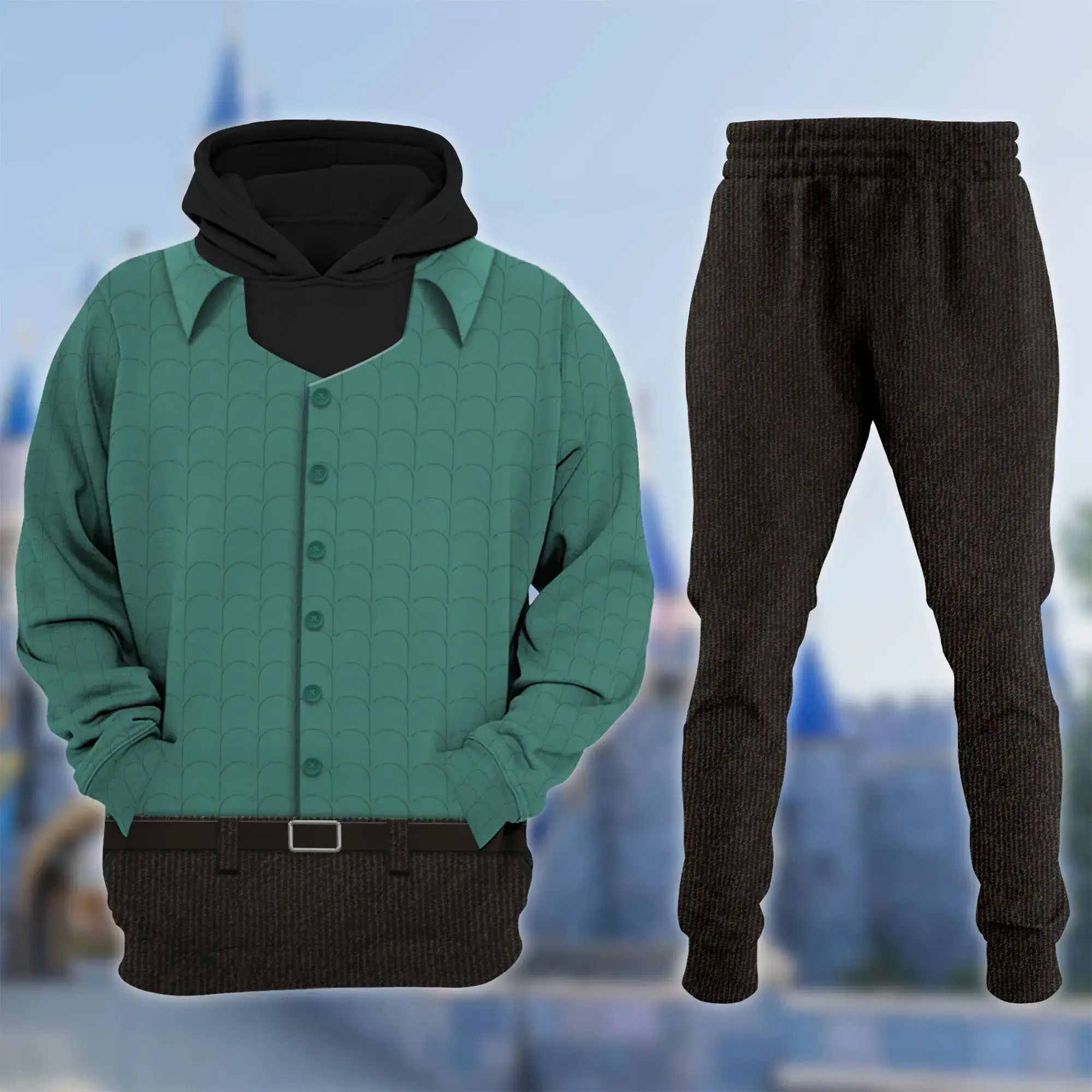 Boris Hauntley Cosplay Costume, Vampirina Halloween Costume Hoodie, Wdw Dad Shirt, Vampirina Wdw Halloween Matching Shirt