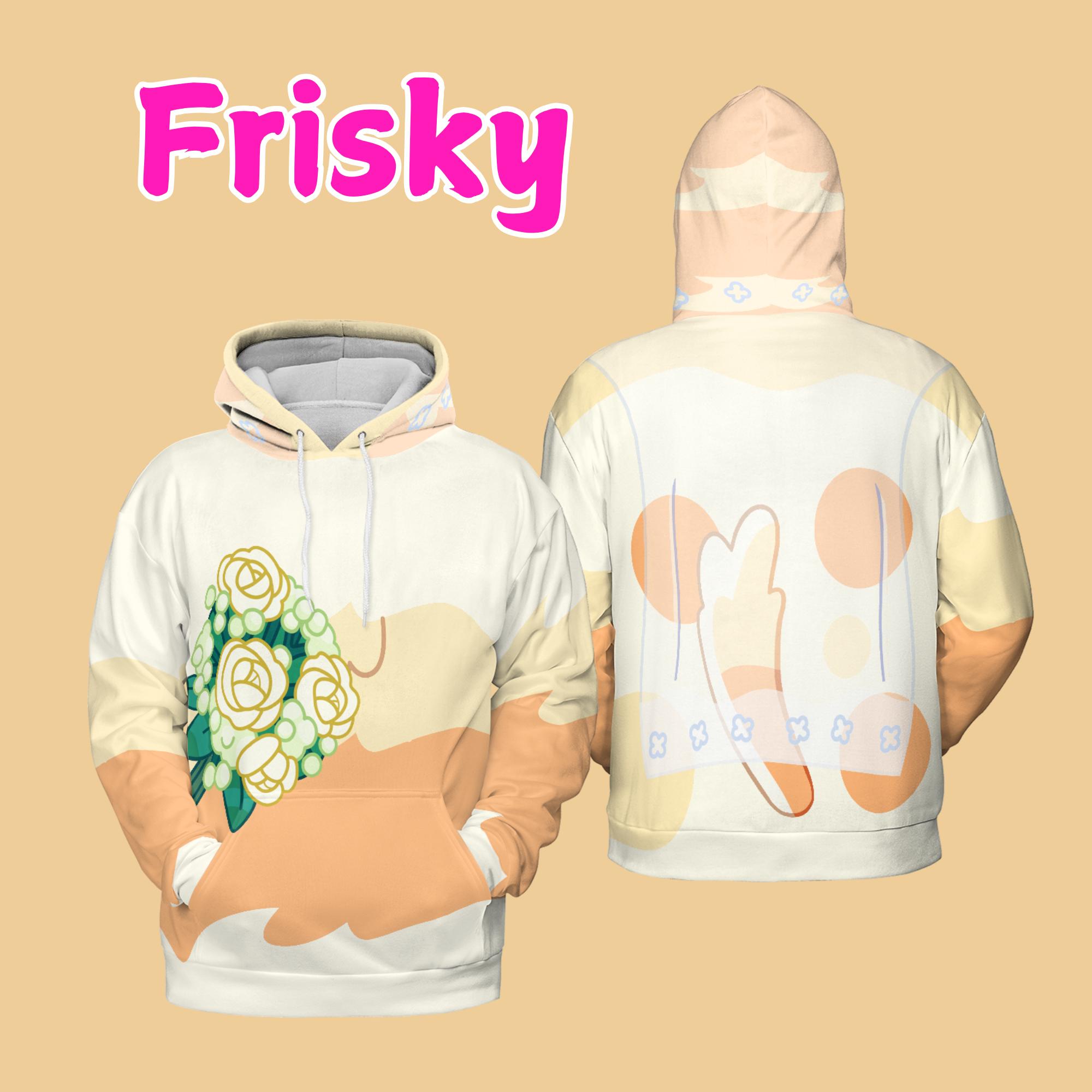 Frisky Godmother Cosplay Hoodie - Blue Dog Family 3D Shirt