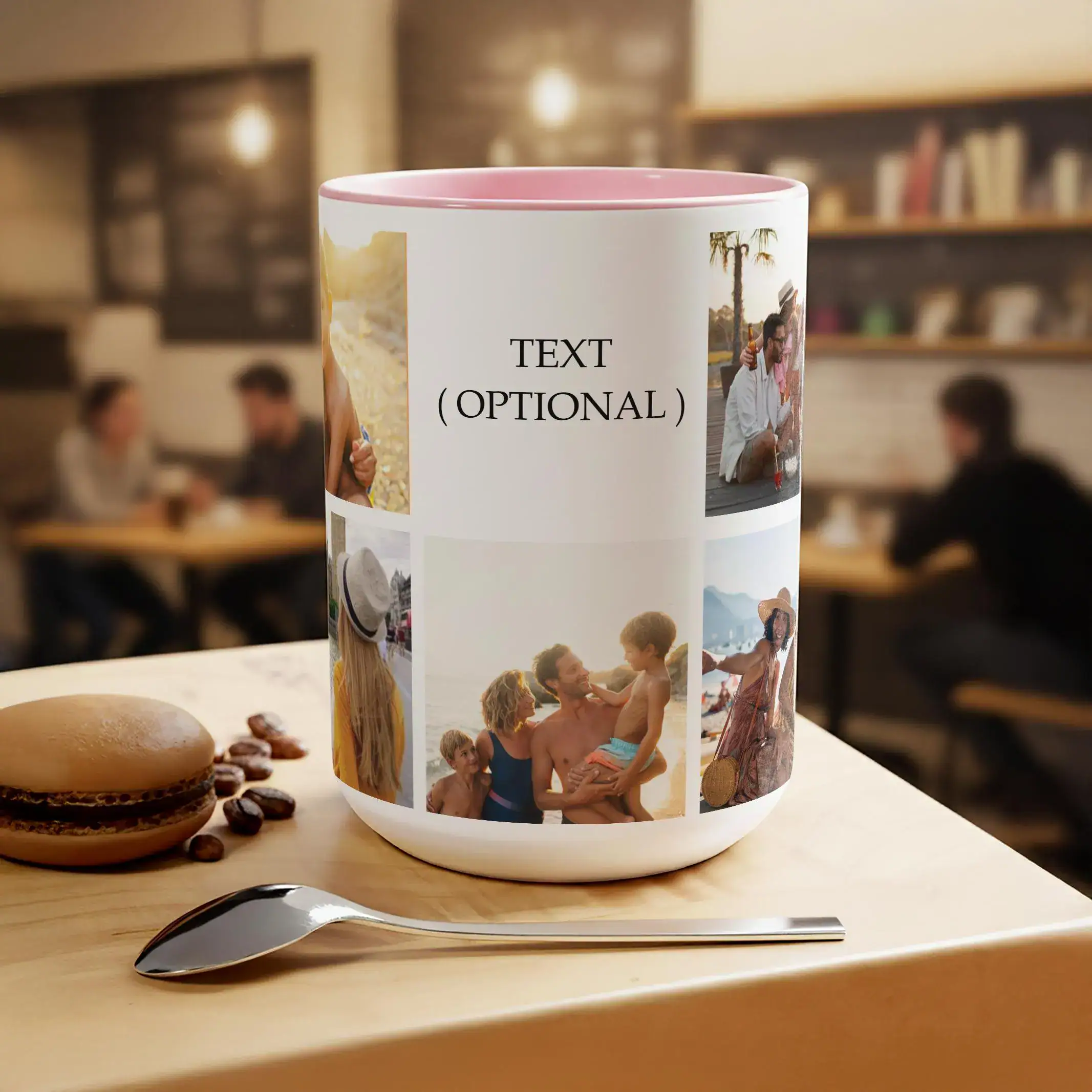 Custom Photo Collage Mug, Personalized Family Memory Coffee Mug, Photo and Text Ceramic Cup, Keepsake Gift for Parents - Image 7