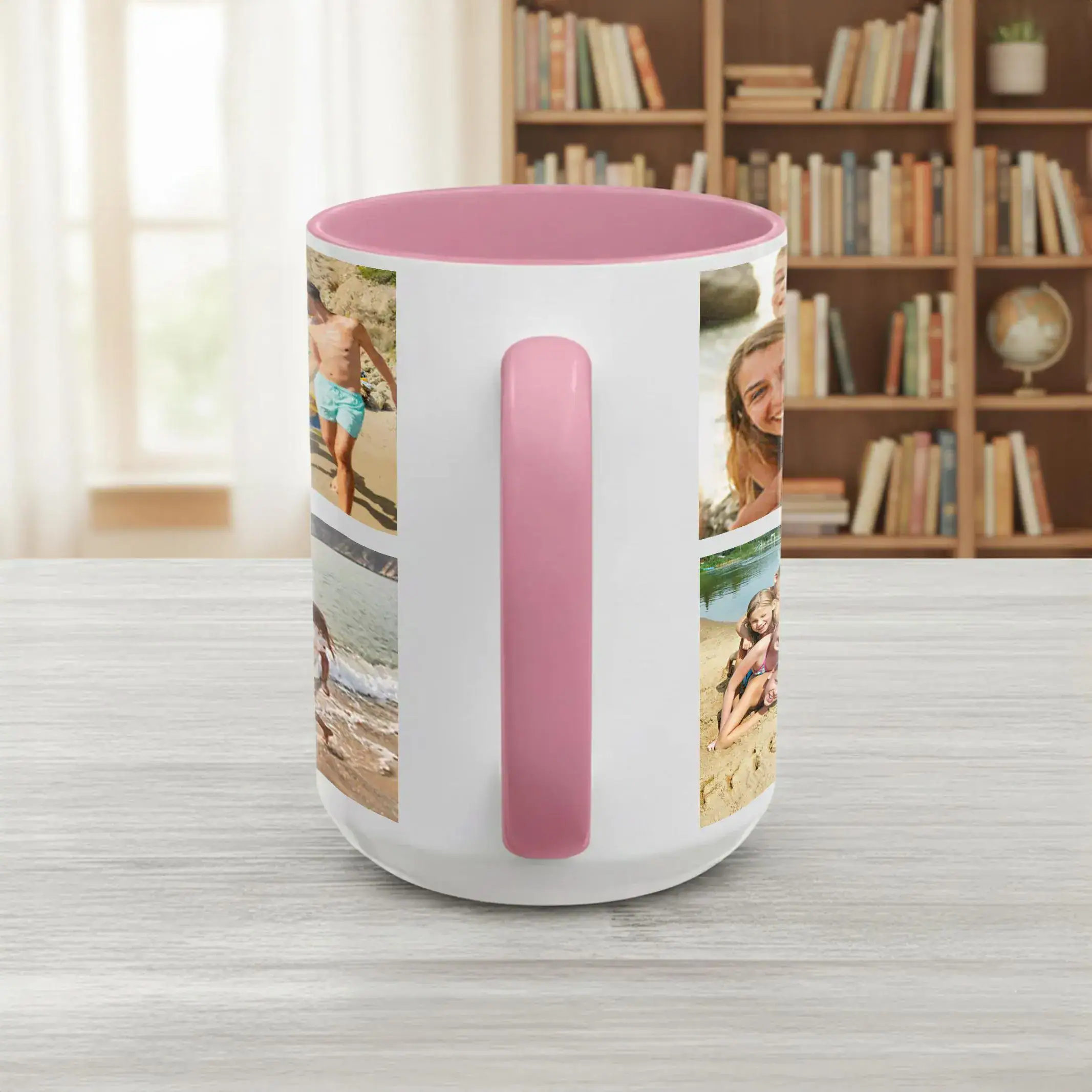 Custom Photo Collage Mug, Personalized Family Memory Coffee Mug, Photo and Text Ceramic Cup, Keepsake Gift for Parents - Image 5