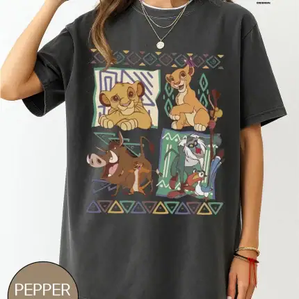 Retro 90s Disneyland Lion King Simba And Timon Shirt, Vintage Lion King Shirt, Hakuna Matata Shirt, Disneyland Trip Shirt - Image 2