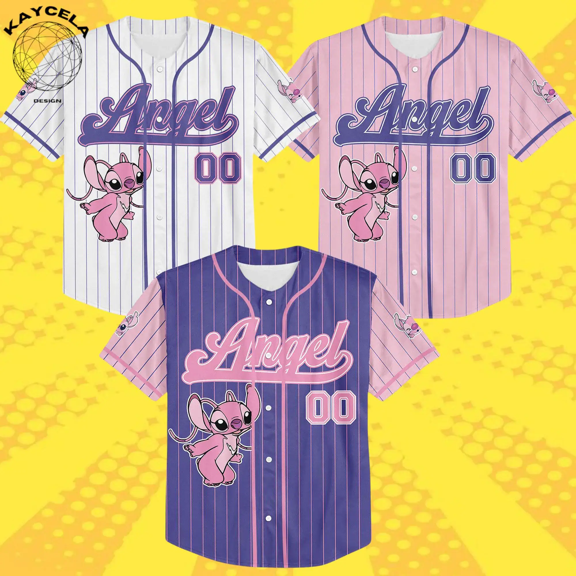 Custom Disney Lilo and Stitch Baseball Jersey | Personalized Stitch Game Day Shirt | Disney Birthday Gift for Kids | Baseball Fan Gift - Image 4