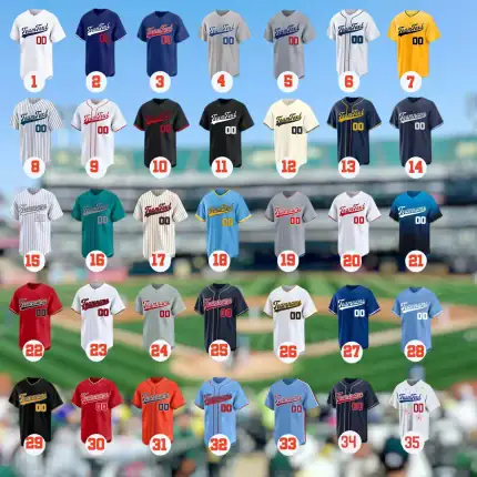 Custom Baseball Jersey: Personalized Name & Number logo, Team sport uniform, Valentine's Day Birthday Gift for Men Women Kid Toddler Fans - Image 4