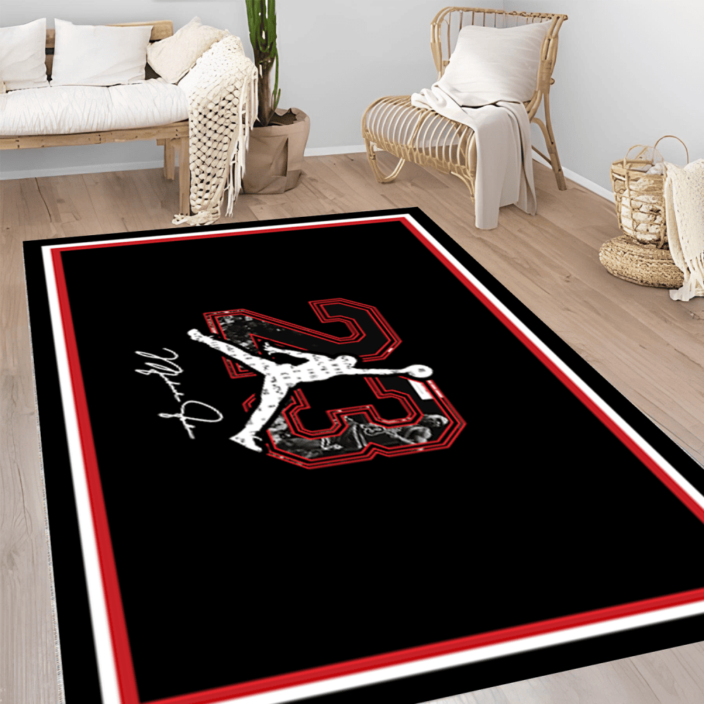 Michael Jordan Regtangle Rug Luxury Area Rug Soft Floor Carpet for Living Room Bedroom
