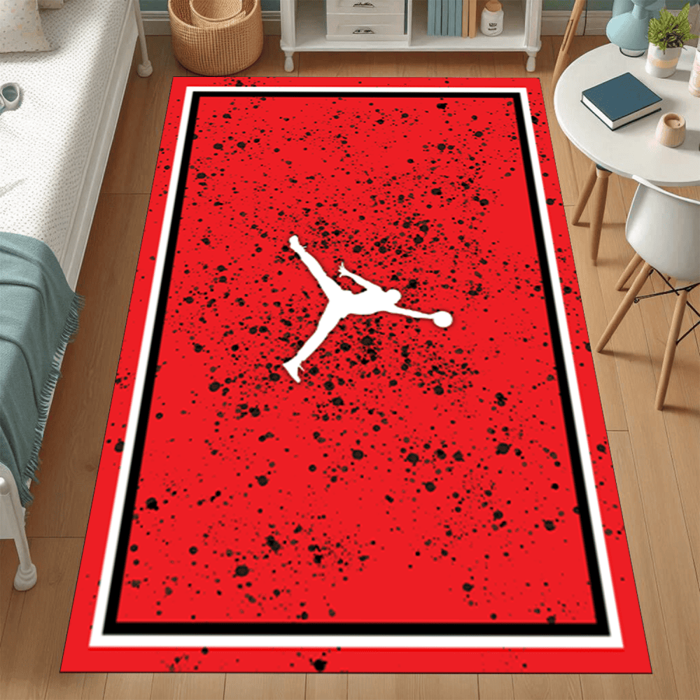 Michael Jordan Regtangle Rug Designer Area Rug Cozy Bedroom Living Room Decor