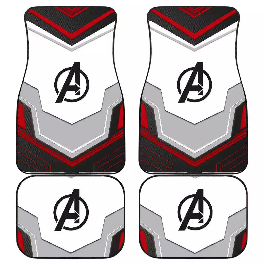 MV Avengers Custom Car Floor Mats All-Weather Universal Fit Auto Accessories