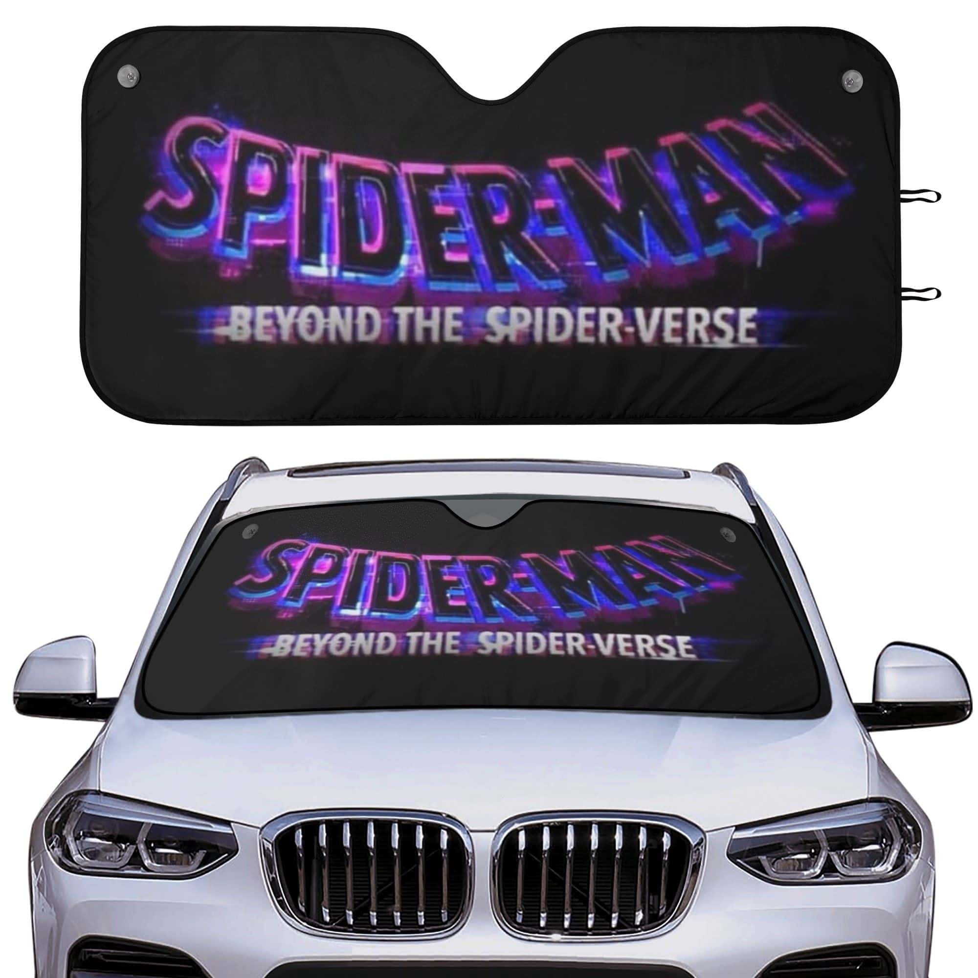 Spider Man Auto Windshield Sun Shade Reflective Front Window Visor Gift for MV & DC Fans