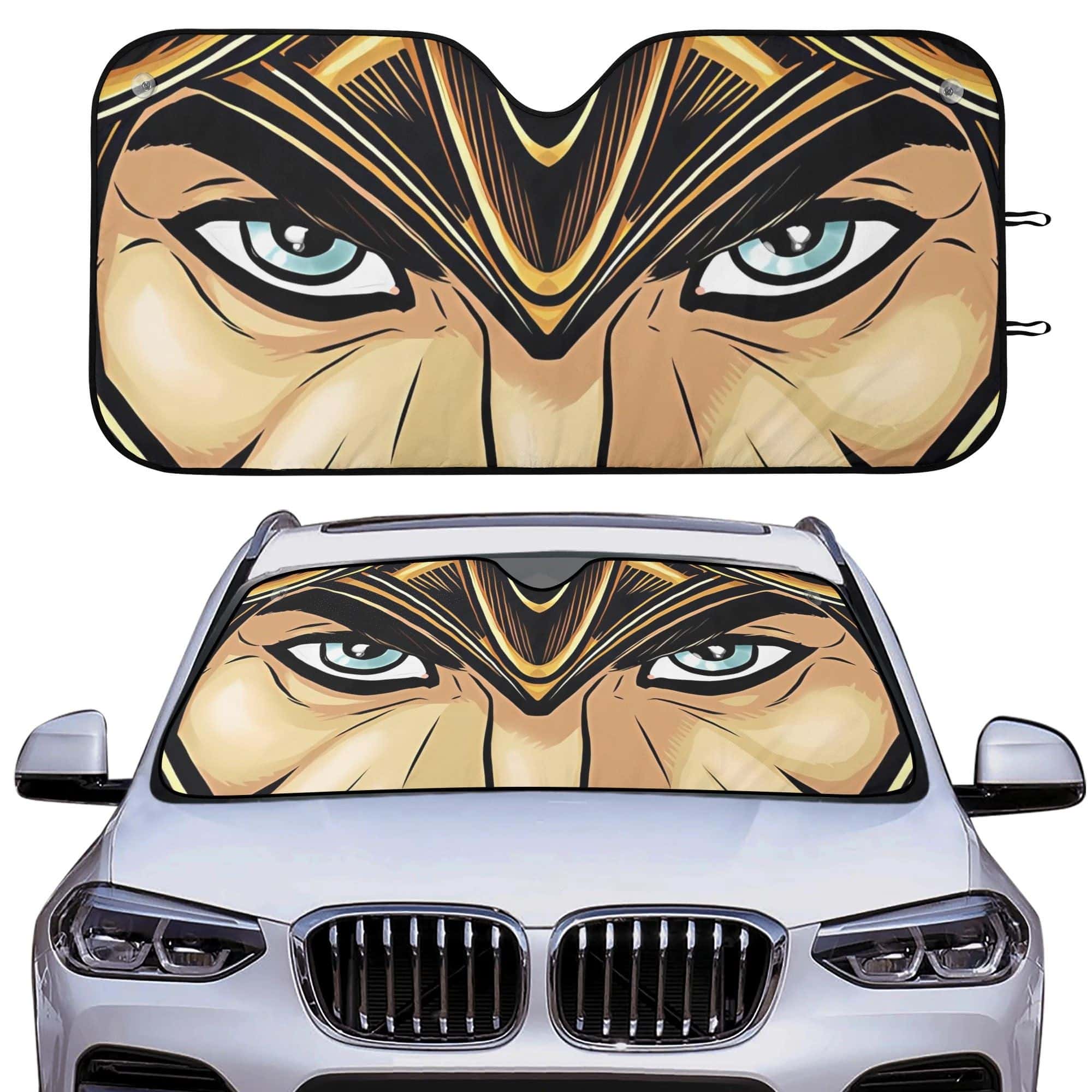 Premium loki - Foldable Car Windshield Sunshade Heat Insulation UV Block for Fans