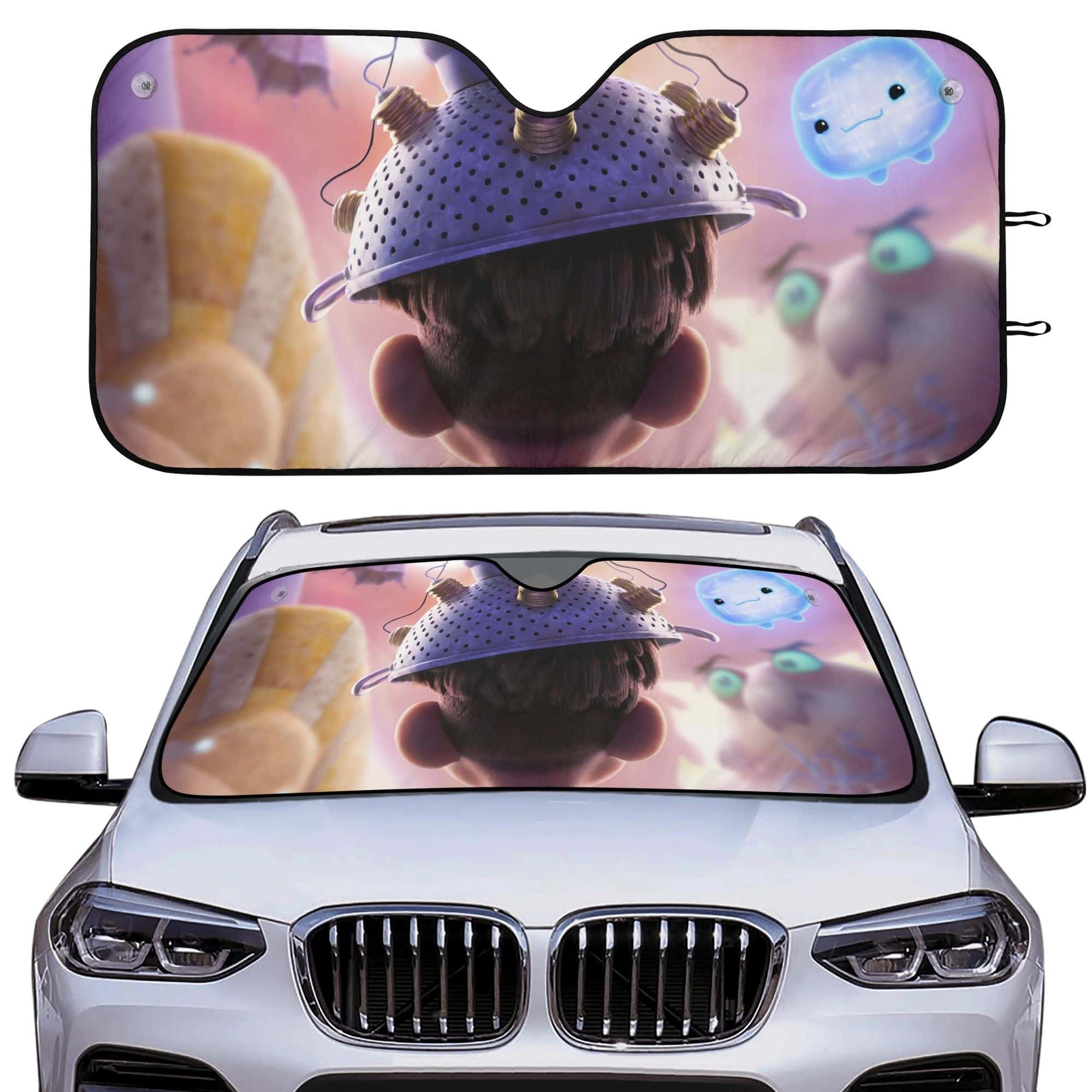 elio - Universal Car Sunshade UV Heat Shield Front Window Cover for Fans