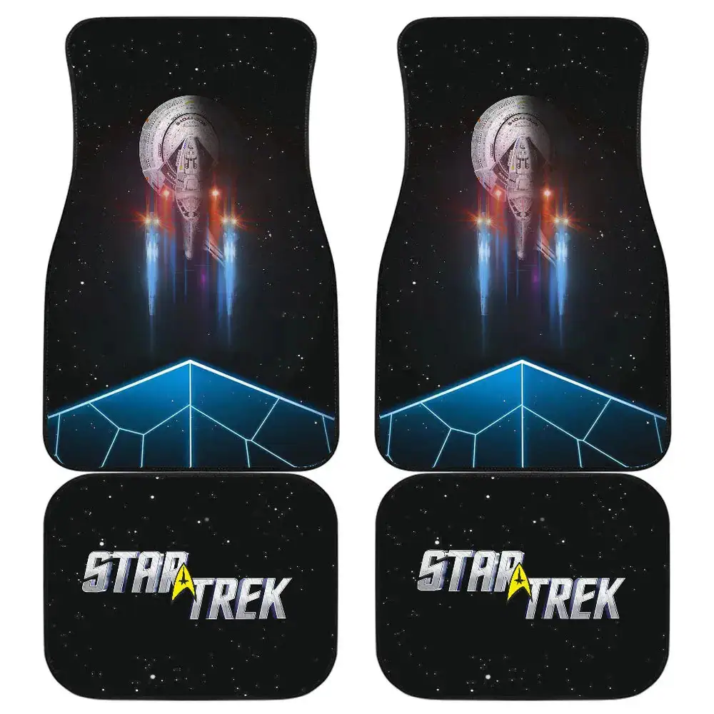 Star Trek Custom Car Floor Mats Universal Fit Sci-Fi Auto Accessories