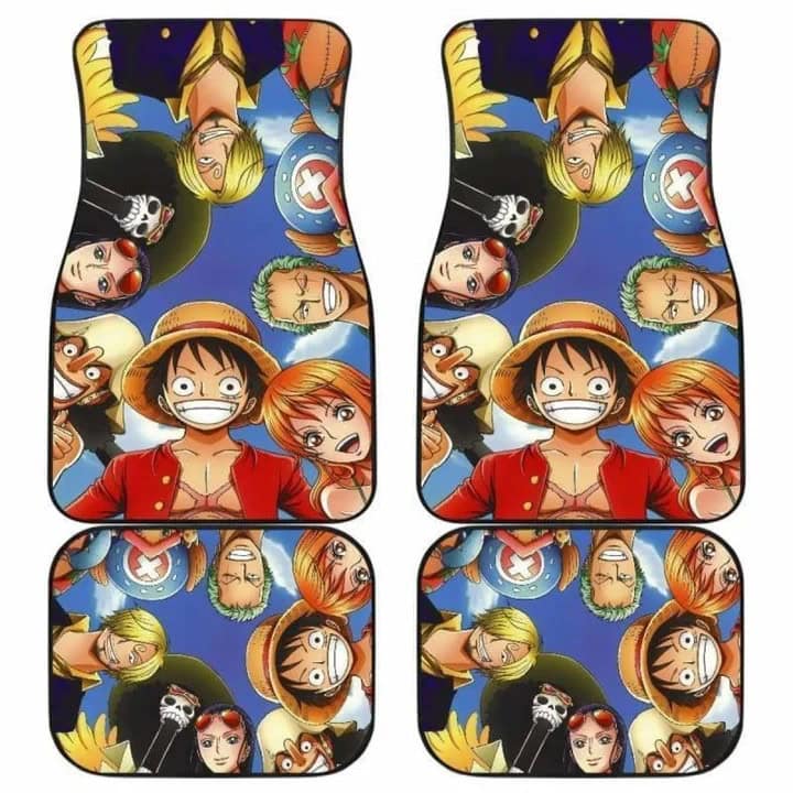 OP Custom Car Floor Mats Universal Fit Anime Auto Accessories