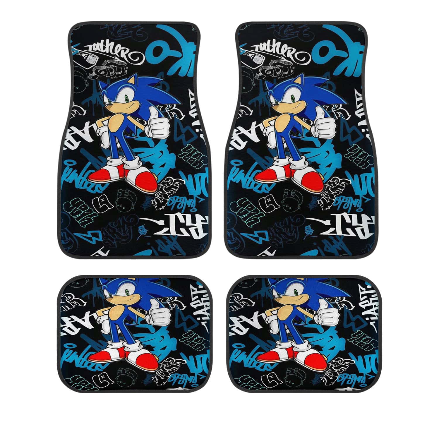 SNTH Custom Car Floor Mats Sega Universal Fit Auto Accessories