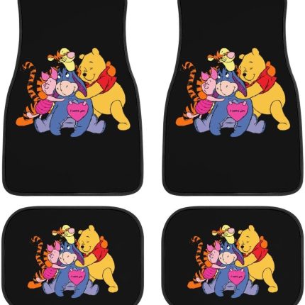 Winnie the Pooh Custom Car Floor Mats Universal Fit DN Auto Accessories