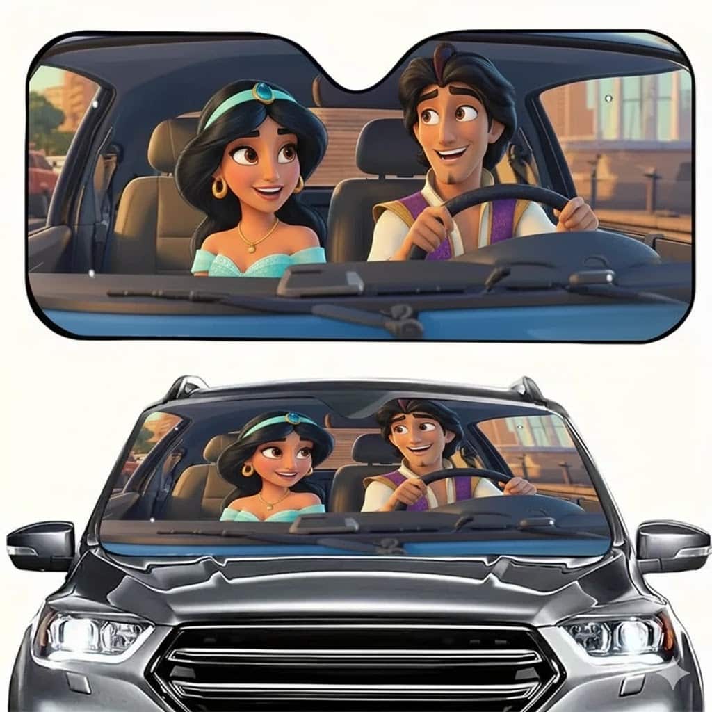 Aladdin Front Window Sunshade UV Reflective Auto Visor for DN Fans