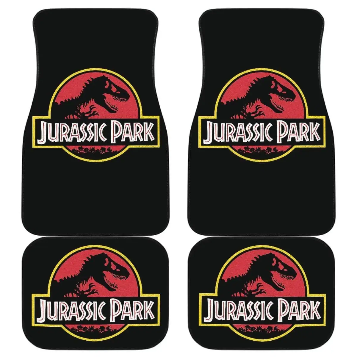 Jurassic Park Custom Car Floor Mats Dinosaur Movie Universal Fit Fan Gift