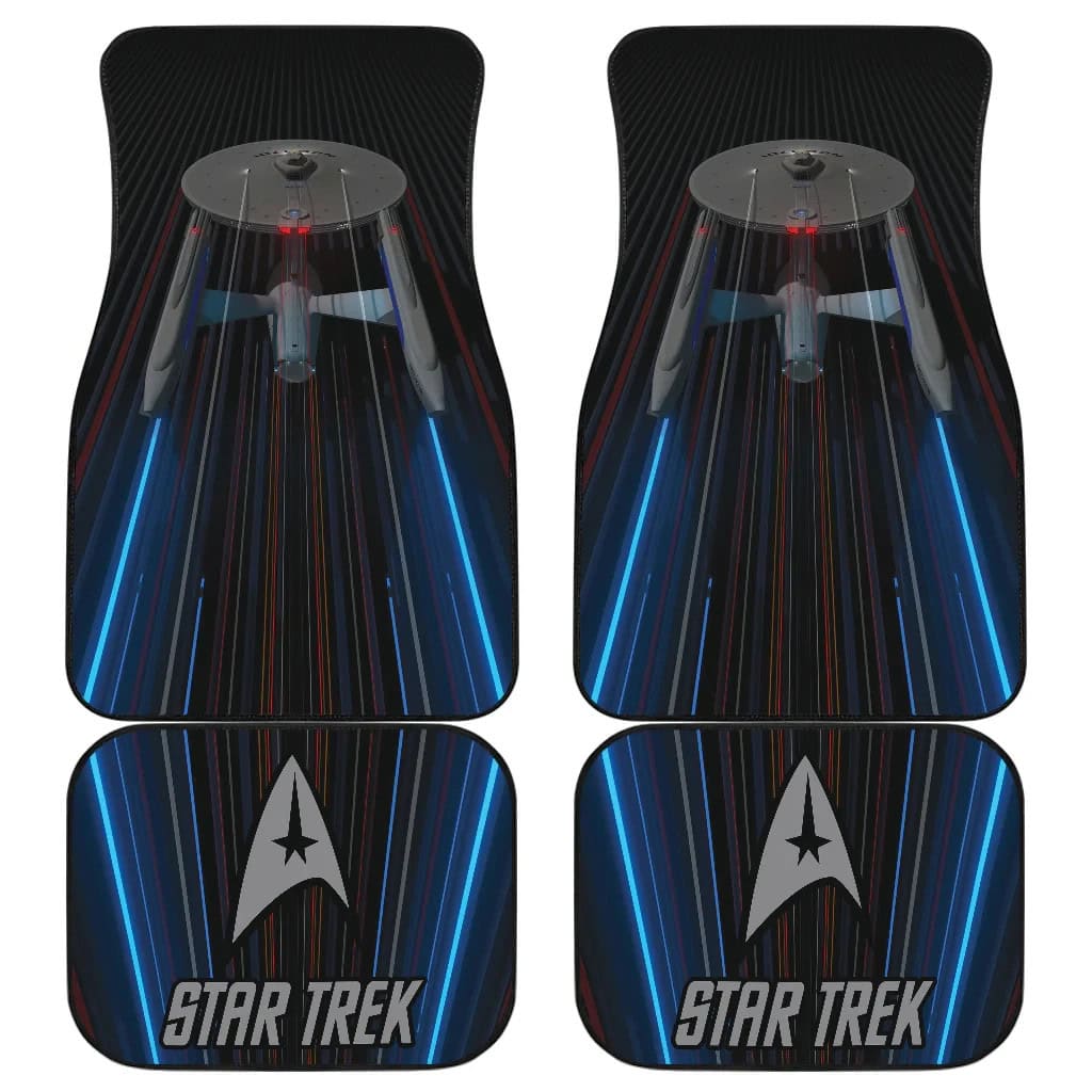 Star Trek Spaceship Custom Car Floor Mats Universal Fit Sci-Fi Auto Accessories