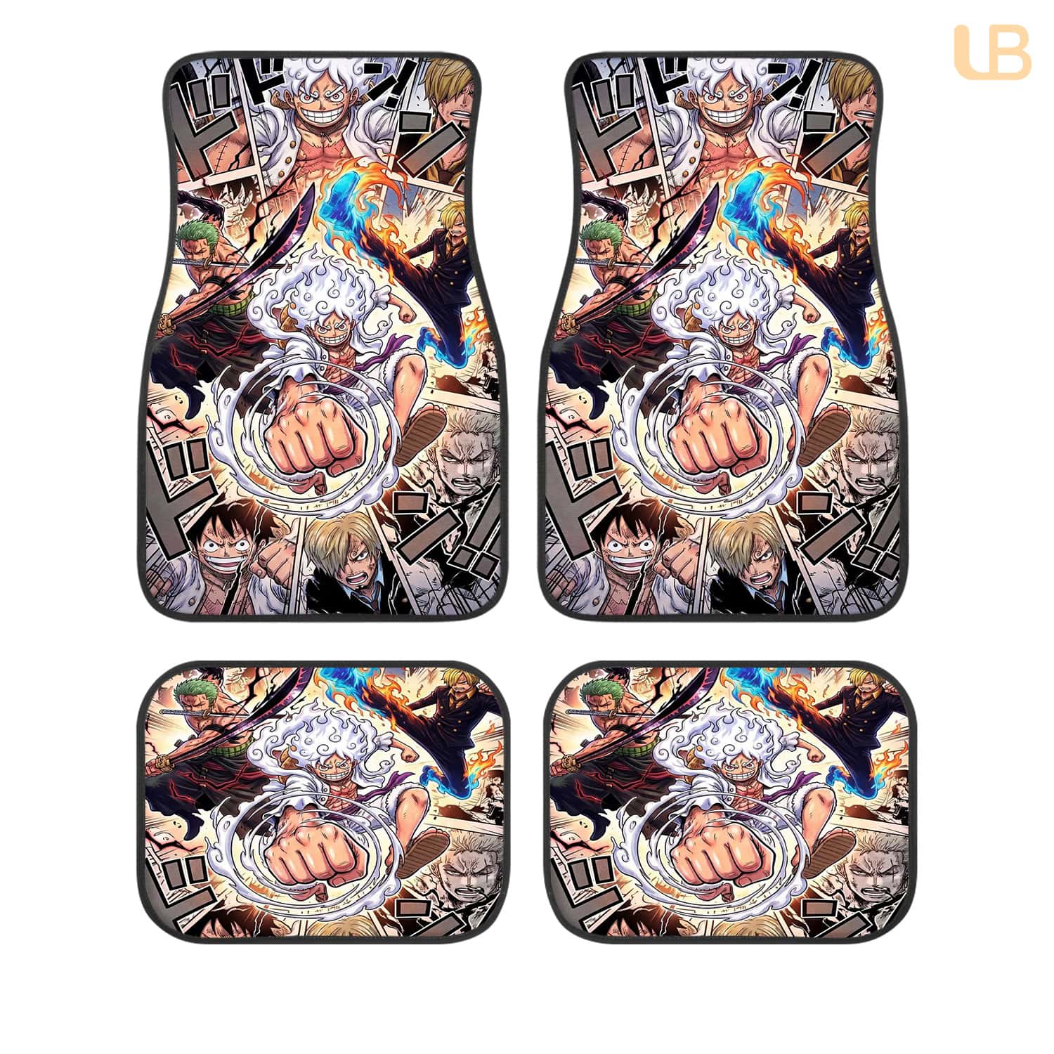 Aquaman DC Comics Custom Car Floor Mats 4PCS Universal Fit Front & Rear All-Weather Auto Carpet Set Gift for DC Fans