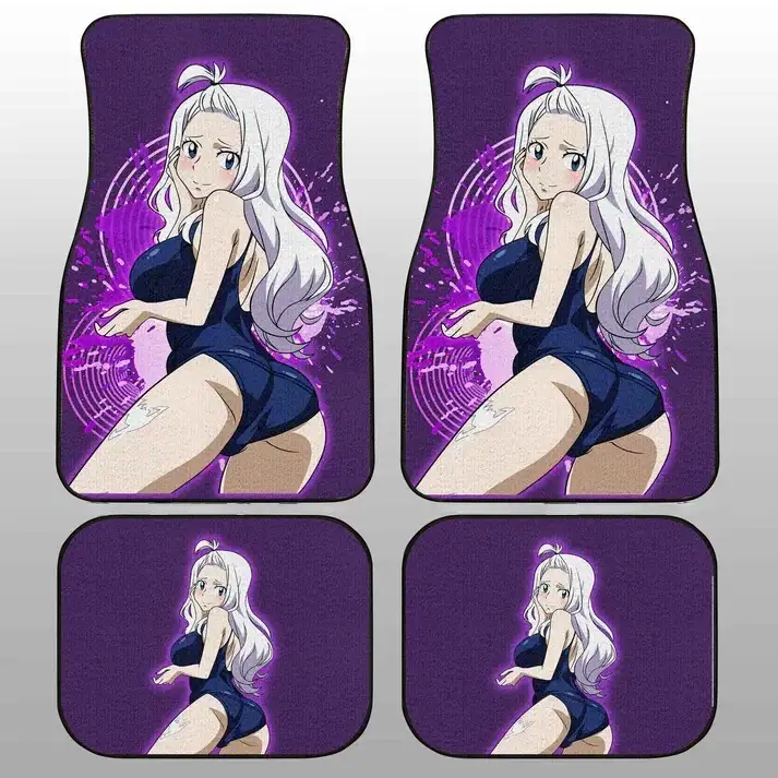 Mirajane Strauss Fairy Tail Custom Car Floor Mats Anime Auto Accessories