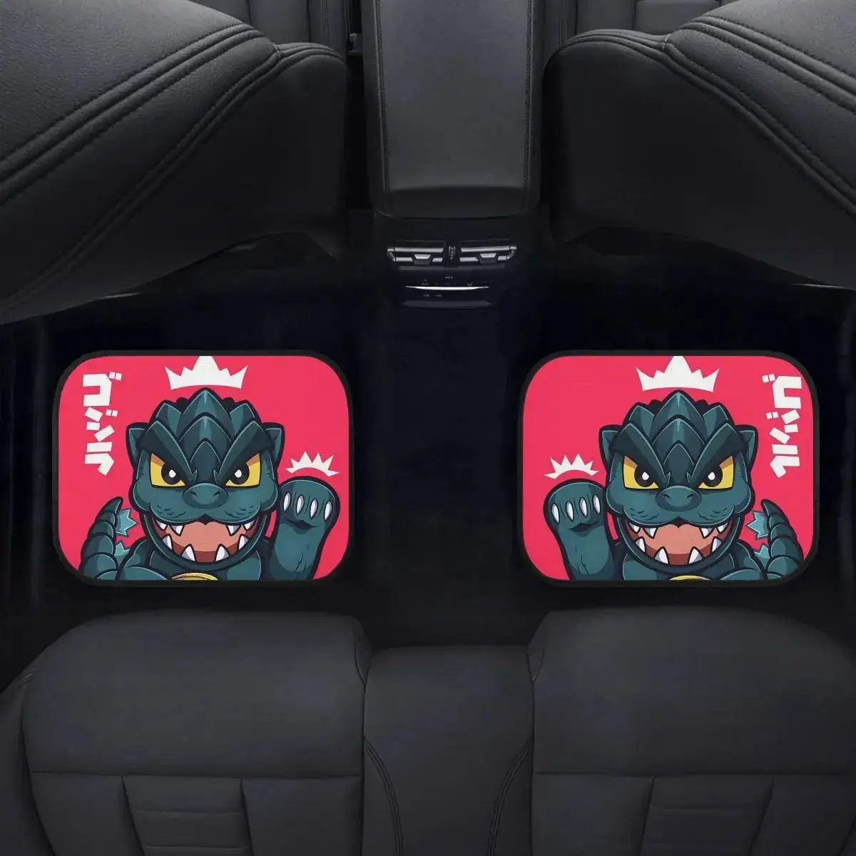 Baby Godzilla Custom Car Floor Mats Cute Monster Universal Fit Auto Accessories - Image 4