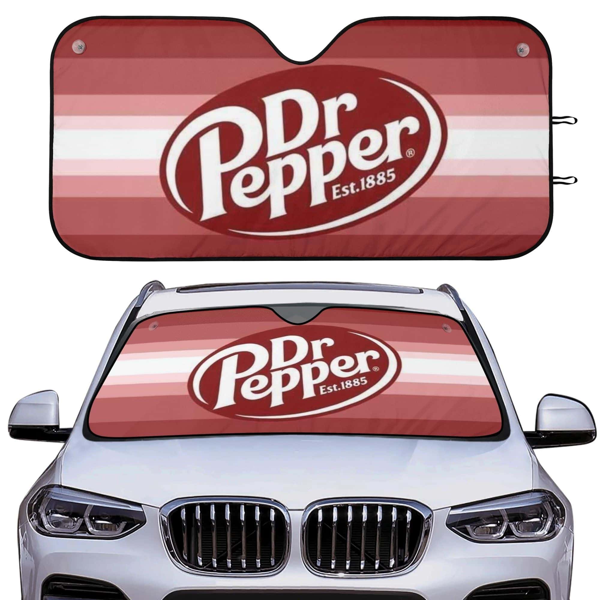 Dr Pepper Universal Car Windshield Sunshade Heat Insulation UV Protector for Fans