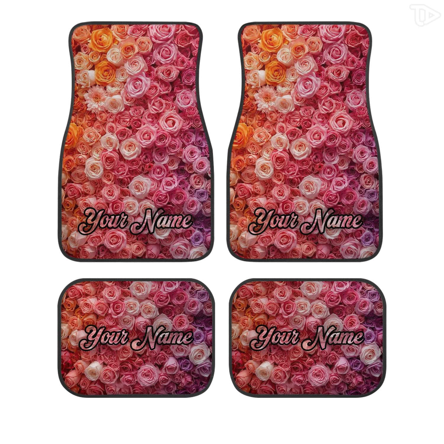 The Flash DC Comics Custom Car Floor Mats 4PCS Universal Fit Front & Rear All-Weather Auto Carpet Set Gift for DC Fans