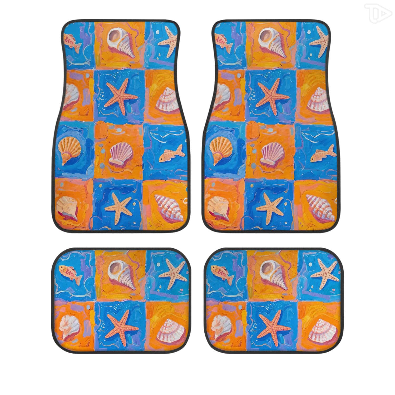 Miles Morales Spider-Man MV Custom Car Floor Mats 4PCS Universal Fit Front & Rear All-Weather Auto Carpet Set Gift for MV Fans